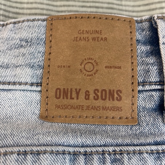 Only and Sons Lightwash Skinny Jeans - Picture 4 of 5